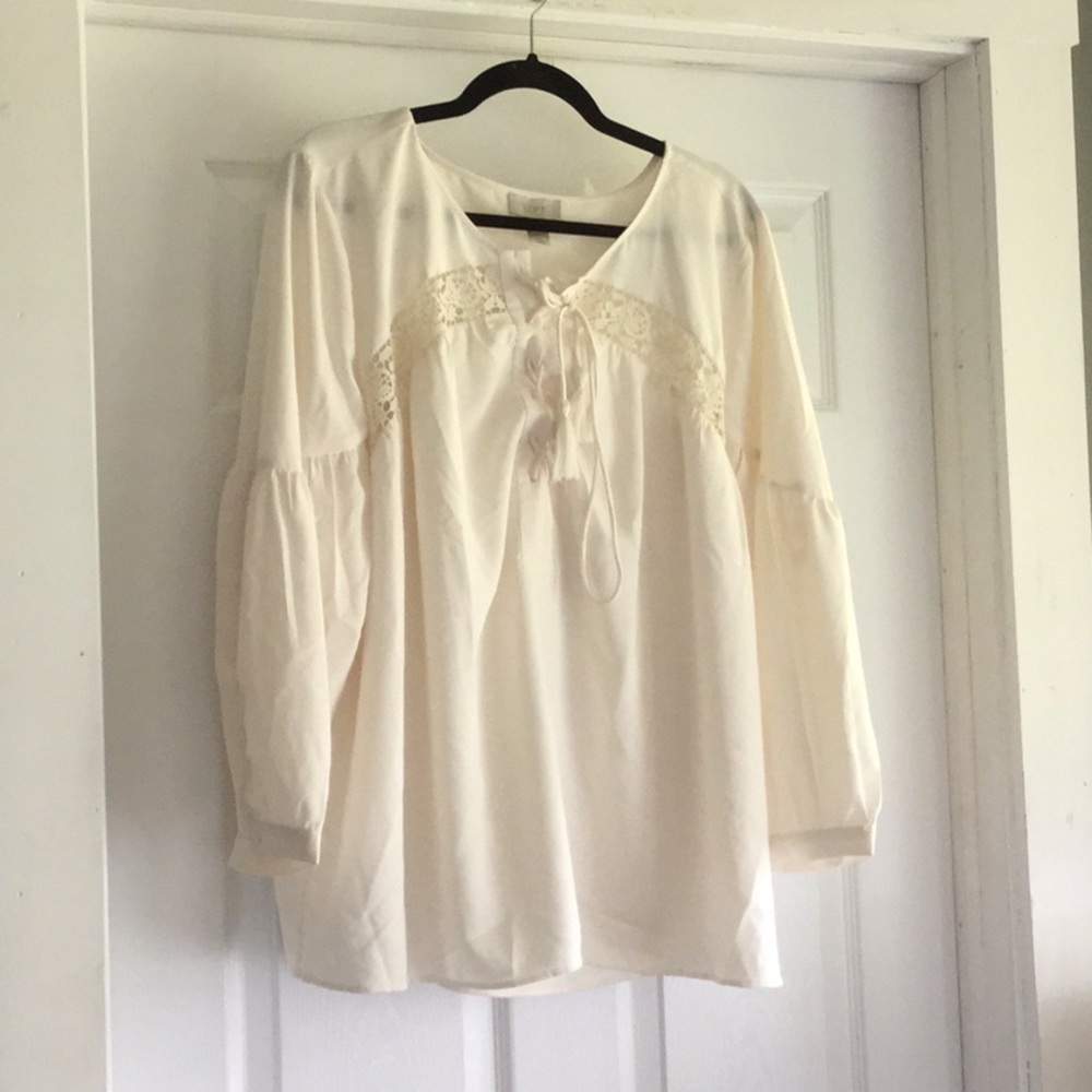 White Loft Blouse